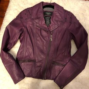 Harley Davidson Lamb Skin Leather Jacket